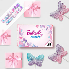 RBBZ butterfly lollipops as colorful dessert accents