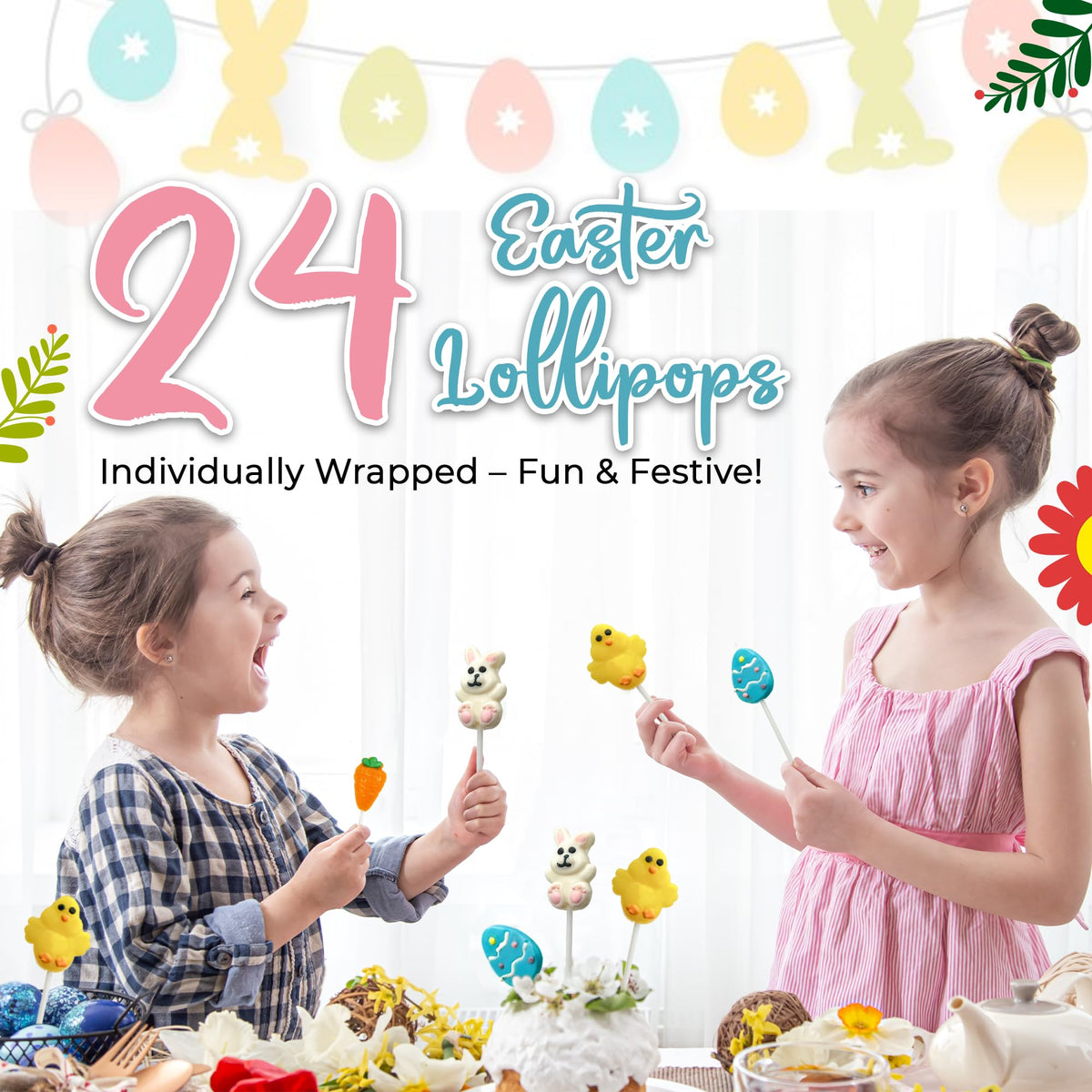 RBBZ Party Easter lollipops with chick design ideal for gifting