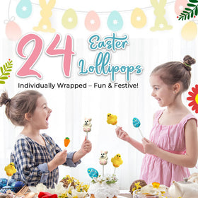 RBBZ Party Easter lollipops with chick design ideal for gifting