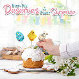 RBBZ Party Easter baskets and party favors with assorted lollipops