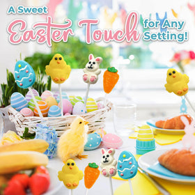 RBBZ Party Easter lollipops with egg design suited for candy dishes