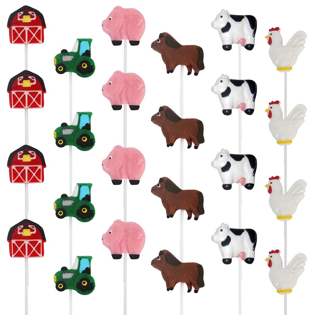 RBBZ Party animal-themed lollipops close-up ideal for birthday treat bags