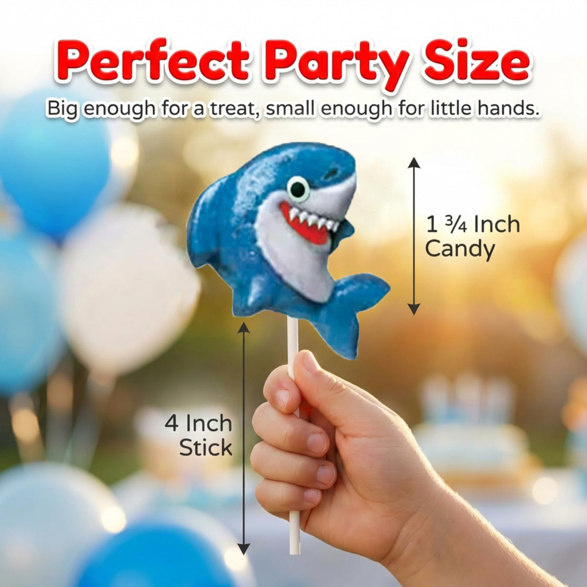 RBBZ Party baby shark party favors, perfect for gift bags at seaside celebrations.
