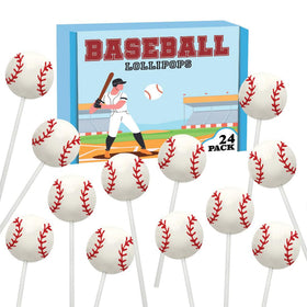 RBBZ Party baseball candy lollipops bulk pack perfect for party favors and sharing.