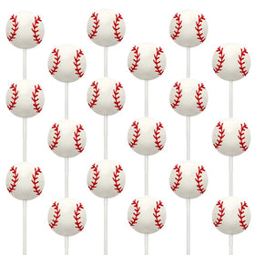 RBBZ Party baseball candy lollipops make great team treats and dugout snacks.