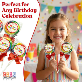 RBBZ Party bulk party favors lollipops ideal for events