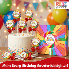 RBBZ Party classroom friendly lollipops ready for sharing
