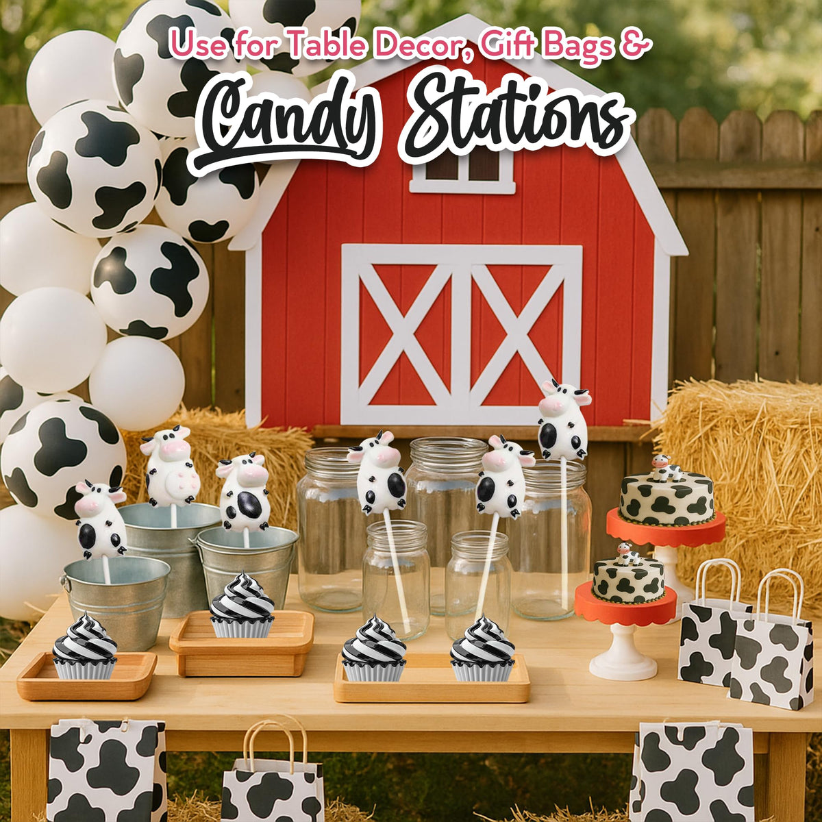 RBBZ Party hand-decorated cow lollipops add a personal touch to events.