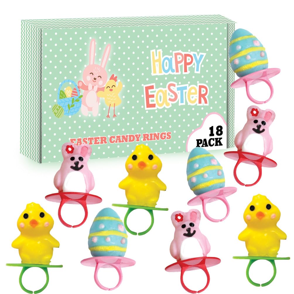 RBBZ Party Easter ring pops in vibrant 3D design for festive baskets