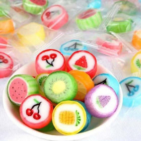 RBBZ Party fruit slices candy 1lb bag for candy buffets and party favors.