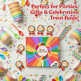 RBBZ Party gift bag filler lollipops simple party favors