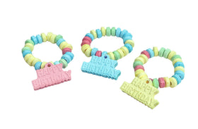 RBBZ Party candy bracelets, individually wrapped, ideal for goodie bags and piñata fillers.