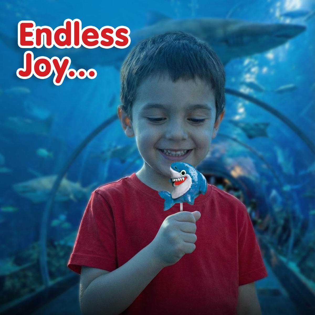 RBBZ Party pinata candy sharks, easy to share with friends during celebrations.