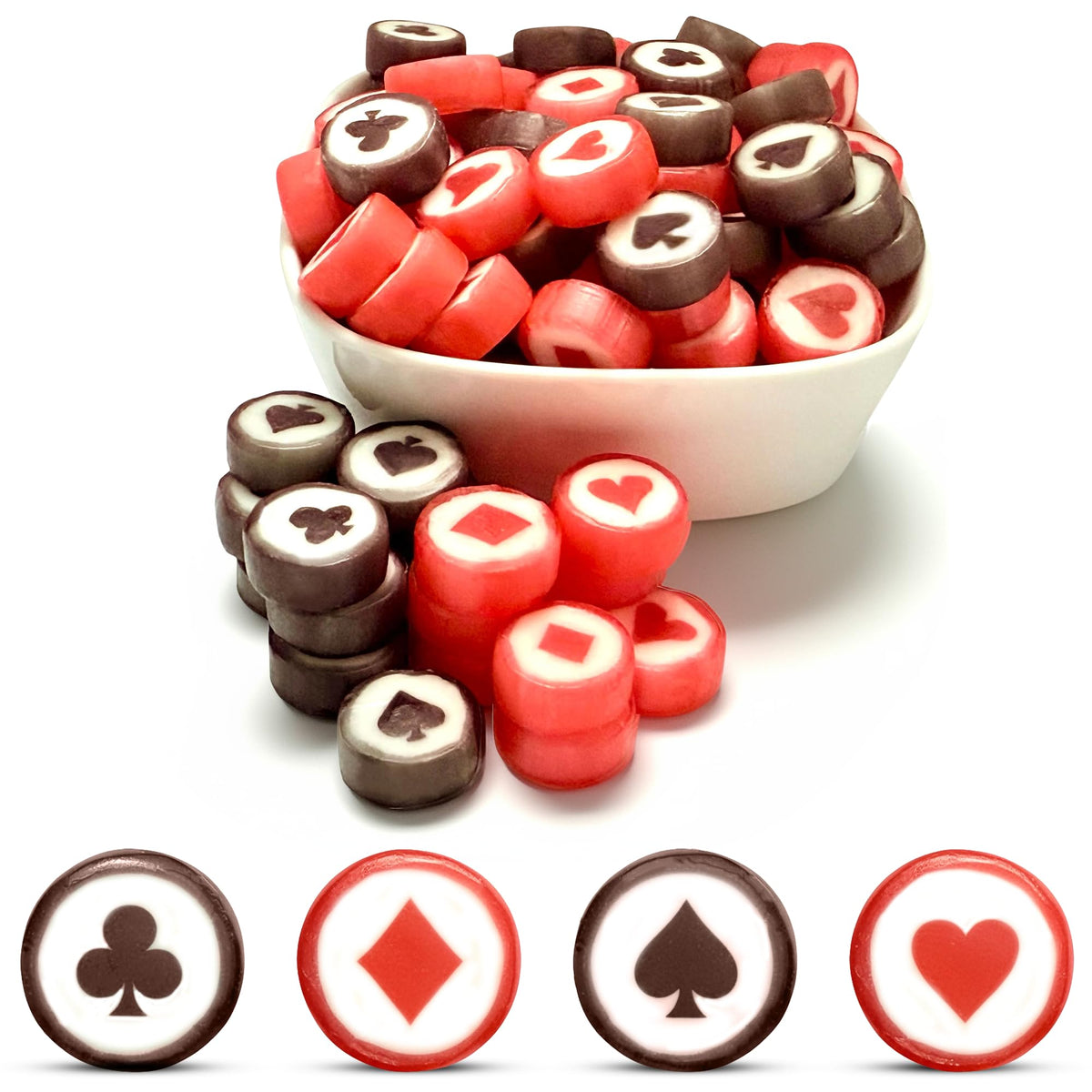 RBBZ Party Poker Candy 1lb bag for sharing at gatherings.