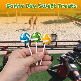RBBZ Party Volleyball Candy Lollipops gift box ready treats.
