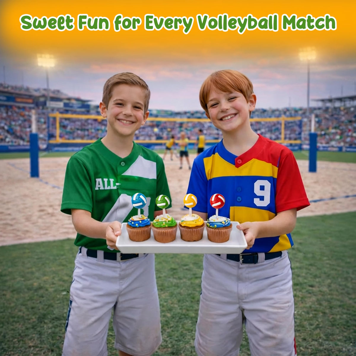 RBBZ Party Volleyball Candy Lollipops party favors for celebrations.