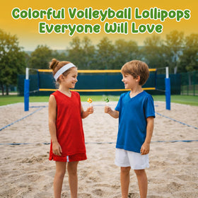 RBBZ Party Volleyball Candy Lollipops tournament gift for fans.