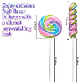 RBBZ Party pastel twist lollipops curated as festive party favors for guests.