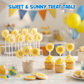 RBBZ Party Sun Candy Lollipops with beach theme ideal for pool parties.