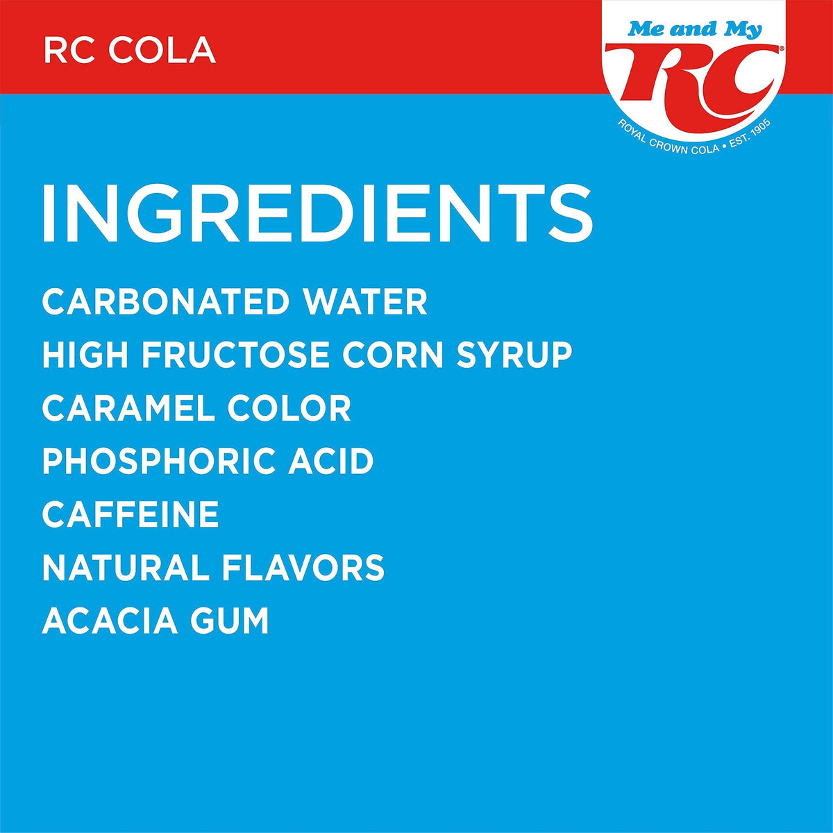 RC Cola Cherry 12 oz can with fruit twist and aroma