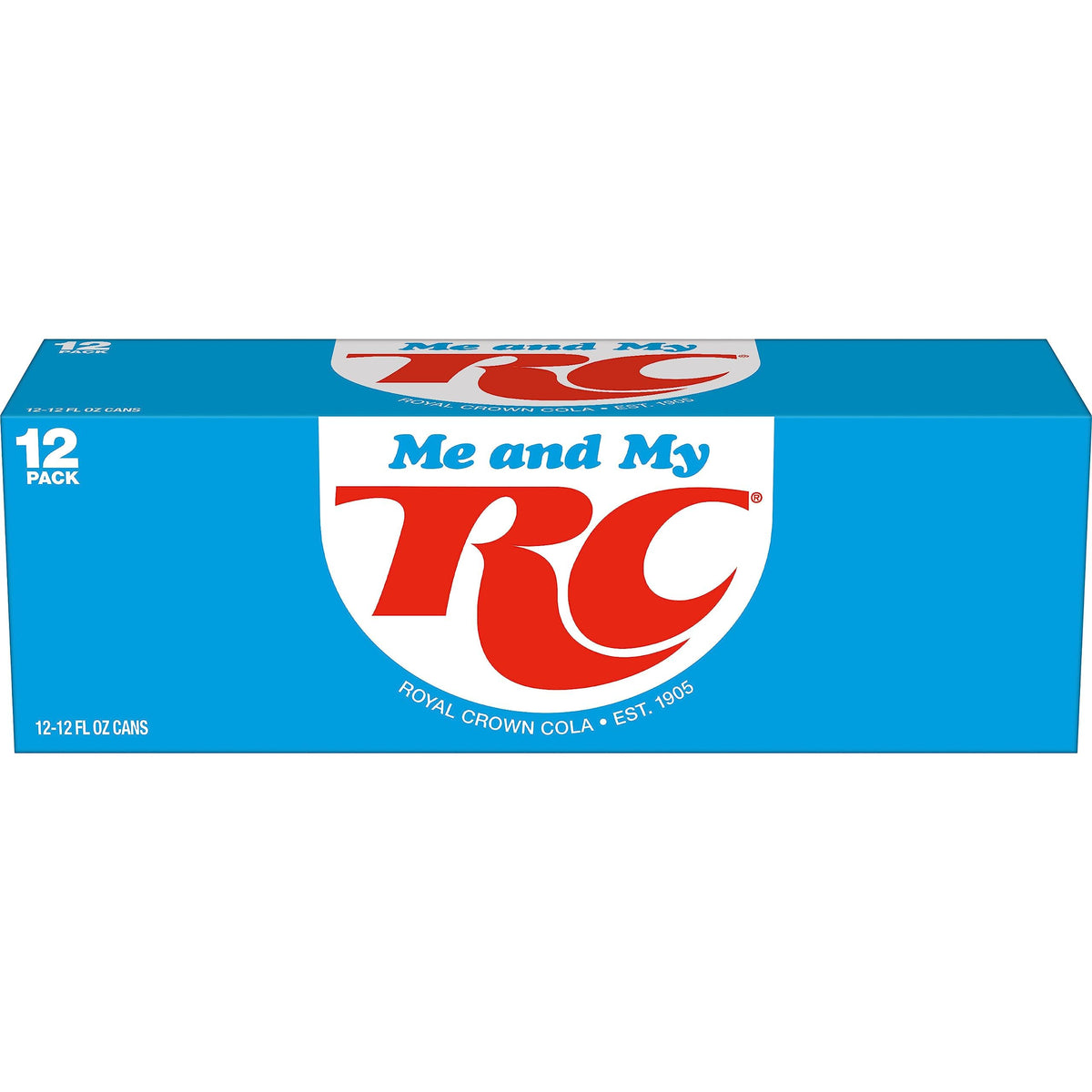 RC Cola 12-pack display, classic American cola option