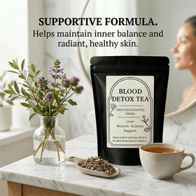 RCSCBC Blood Detox Tea Jamaica simple preparation with hot water for a soothing routine