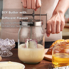 RDGDFONG Stainless steel gear and edible silicone blade enable smooth operation.