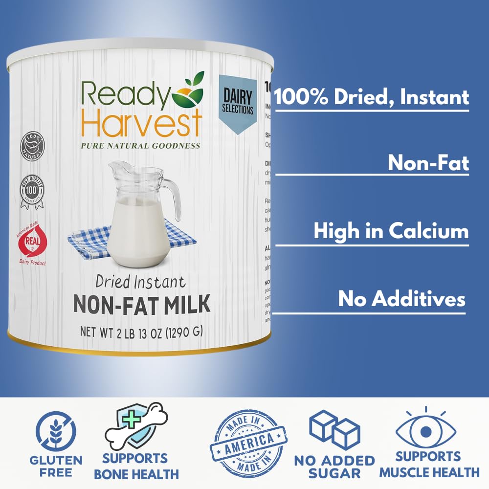 Ready Harvest milk powder enhances bread texture during baking