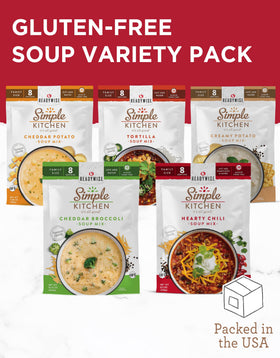 ReadyWise 40-serving bundle provides generous portions for family dinners or groups.