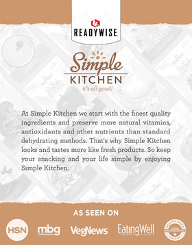 ReadyWise USA-made ingredients underscore quality for wholesome quick meals.