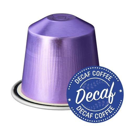 Made in Italy Real Coffee Great Taste Decaf Firenze capsules on display