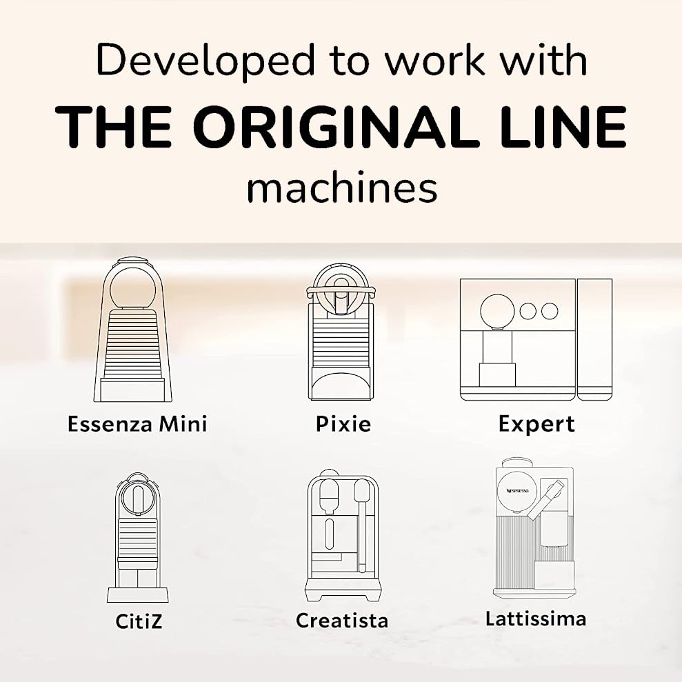 REAL COFFEE GREAT TASTE Nespresso Original classico-italiano pods for classic espresso.