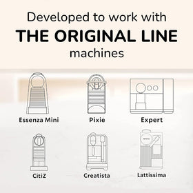 REAL COFFEE GREAT TASTE Nespresso Original classico-italiano pods for classic espresso.