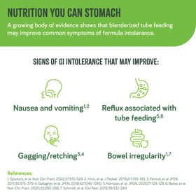 Real Food Blends ingredients list features salmon, oats, squash, and apples.
