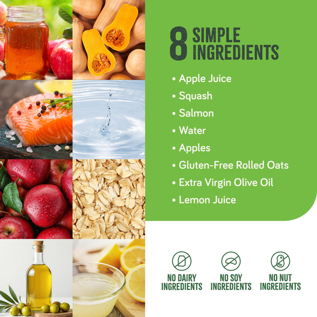 Real Food Blends lunch and dinner pack, shelf-stable for easy storage.