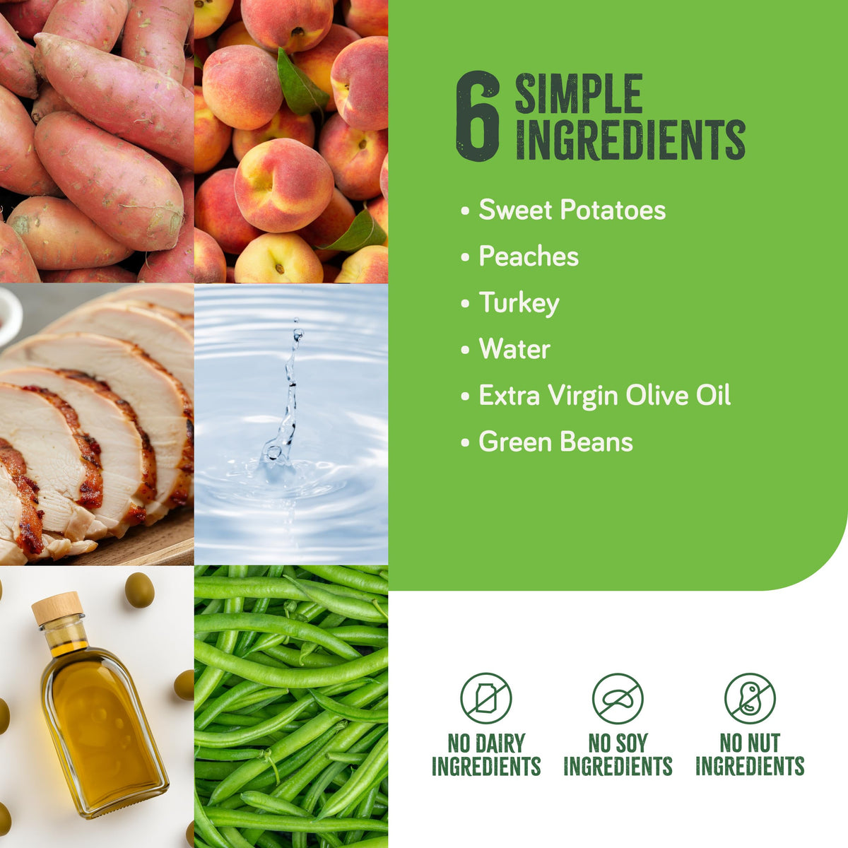 Real Food Blends puree close-up, showing real-food ingredients