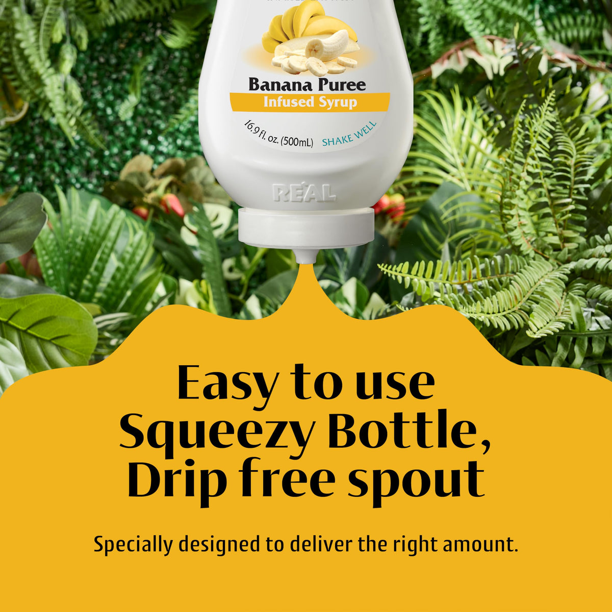 Reàl Infused Exotics banana slices close-up highlights natural banana taste.