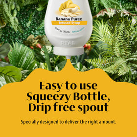Reàl Infused Exotics banana slices close-up highlights natural banana taste.