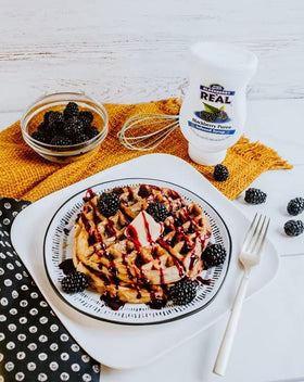 Versatile baking and desserts ingredient with bold blackberry notes from Reàl Infused Exotics.