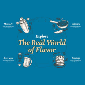 Kitchen uses for desserts and baking with Reàl Infused Exotics syrups.