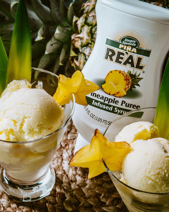 Real Infused Exotics Pina pour highlights drip-free mixing for tasty beverages.