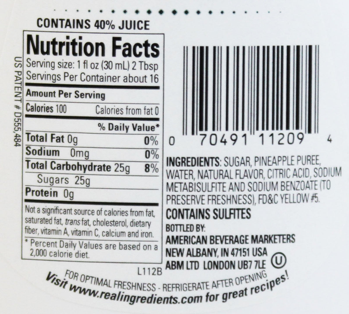 Real Infused Exotics pineapple flavor adds tropical notes to shakes and mocktails.