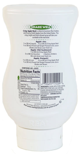 Reàl Infused Exotics squeezable bottle close-up for easy access and measured pours.
