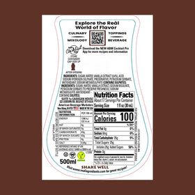 Reàl Infused Exotics syrup squeezable bottle enables precise, drip-free mixing