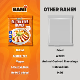 Real Naturals BAMI low-sodium ramen seasoning sachet adds flavorful broth.
