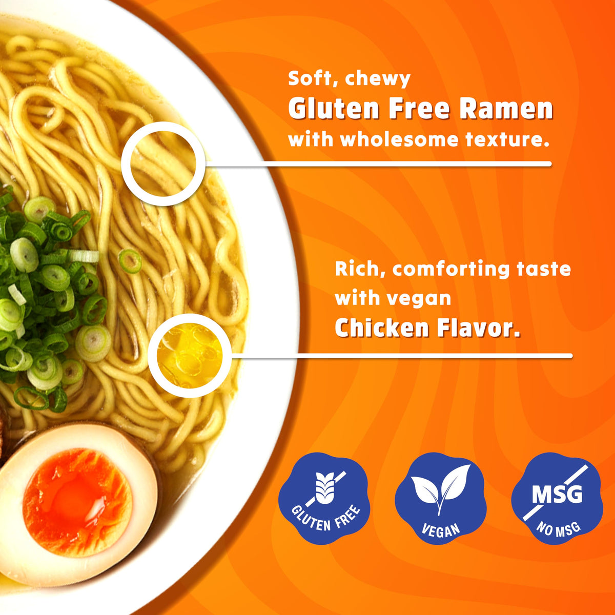 Real Naturals BAMI ramen bowl with toppings for a cozy vegan dinner.