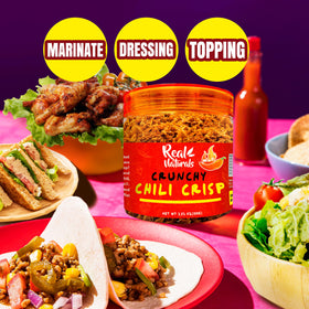 Real Naturals Chili Crisp works as a dumpling sauce dip for bold flavor.