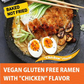 Real Naturals gluten-free ramen chicken cup serve highlights easy single-serving bowls.