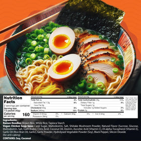 Real Naturals gluten-free ramen chicken vegan flavor suggests compassionate plant-based option.