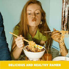 Real Naturals gluten-free ramen noodles vegan label noted